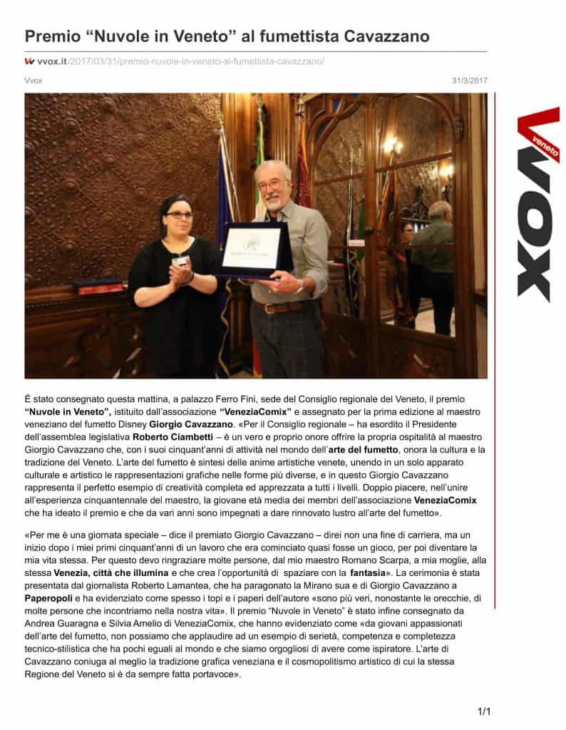 premio nuvole in veneto
