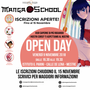 Open Day MangaSchool a.a. 2018-2019