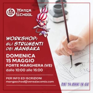 Workshop Manga Base “Gli strumenti dei Mangaka